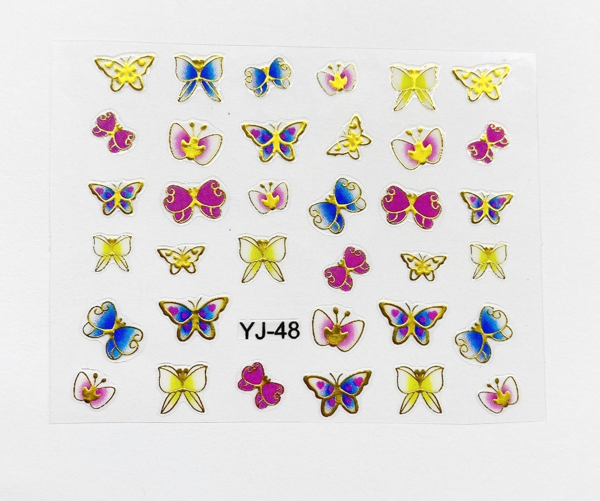 Butterfly decals 2 - Hey Beautiful Nail Supplies