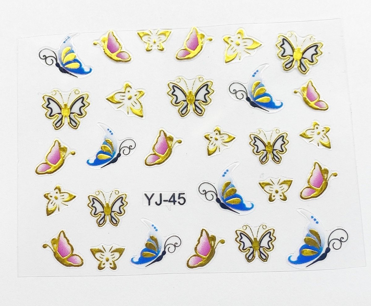 Butterfly decals 2 - Hey Beautiful Nail Supplies
