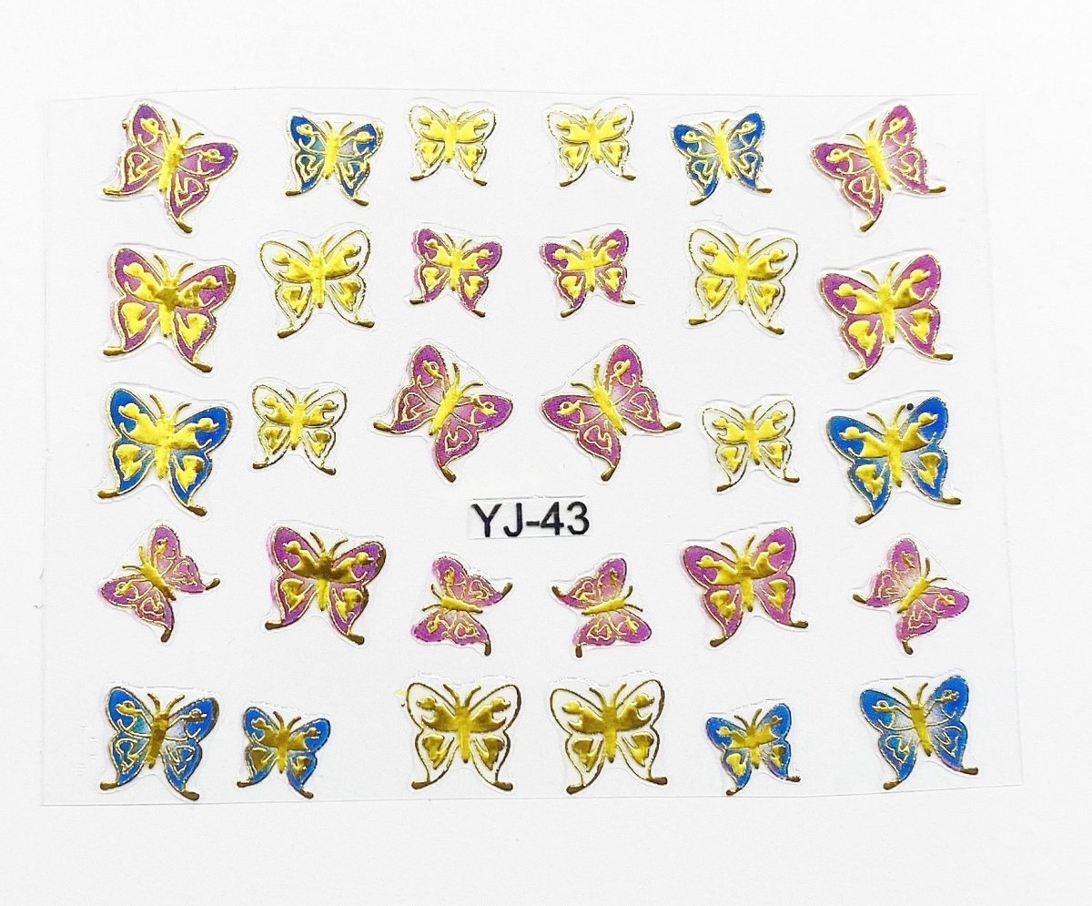 Butterfly decals 2 - Hey Beautiful Nail Supplies