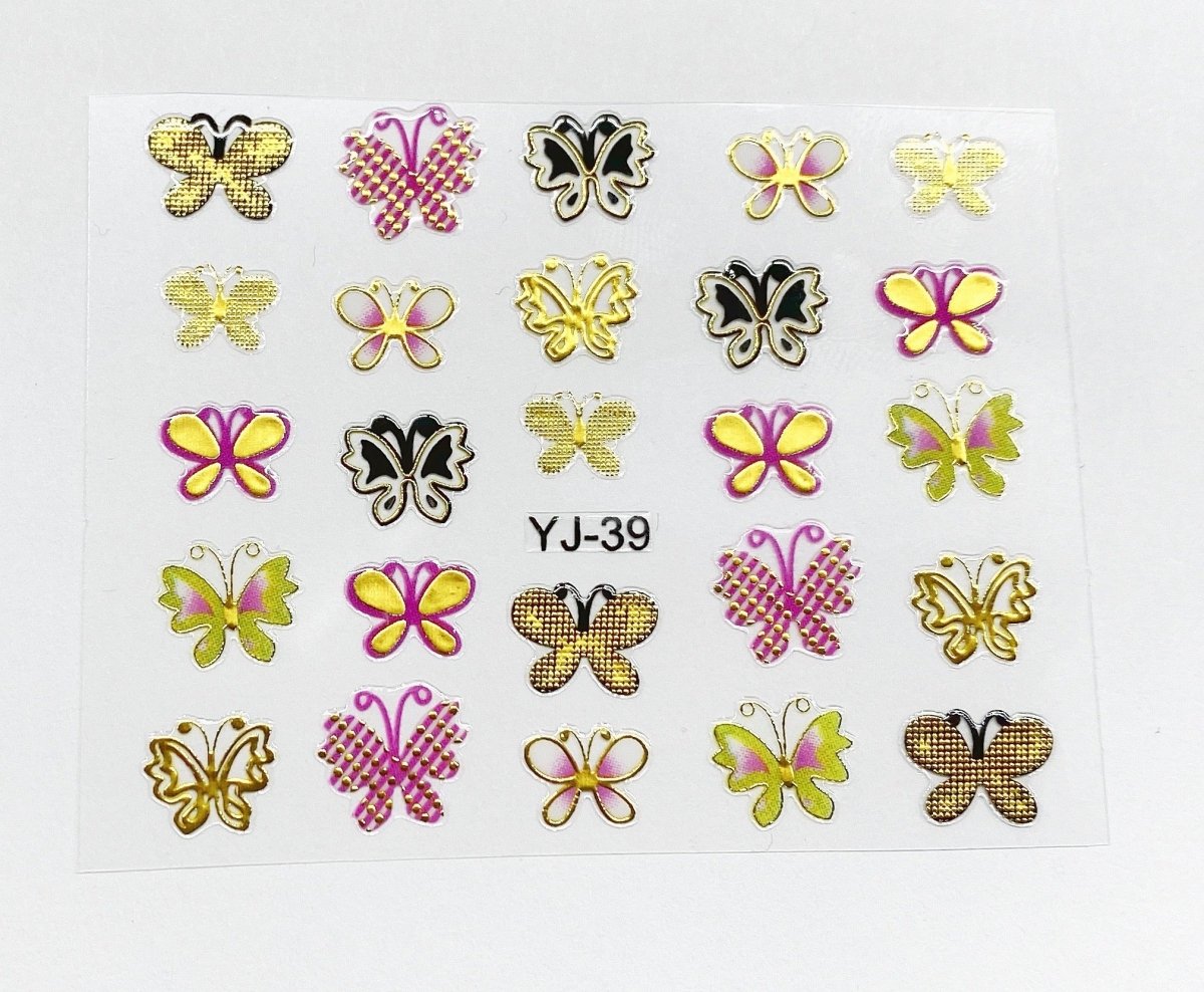Butterfly decals 2 - Hey Beautiful Nail Supplies