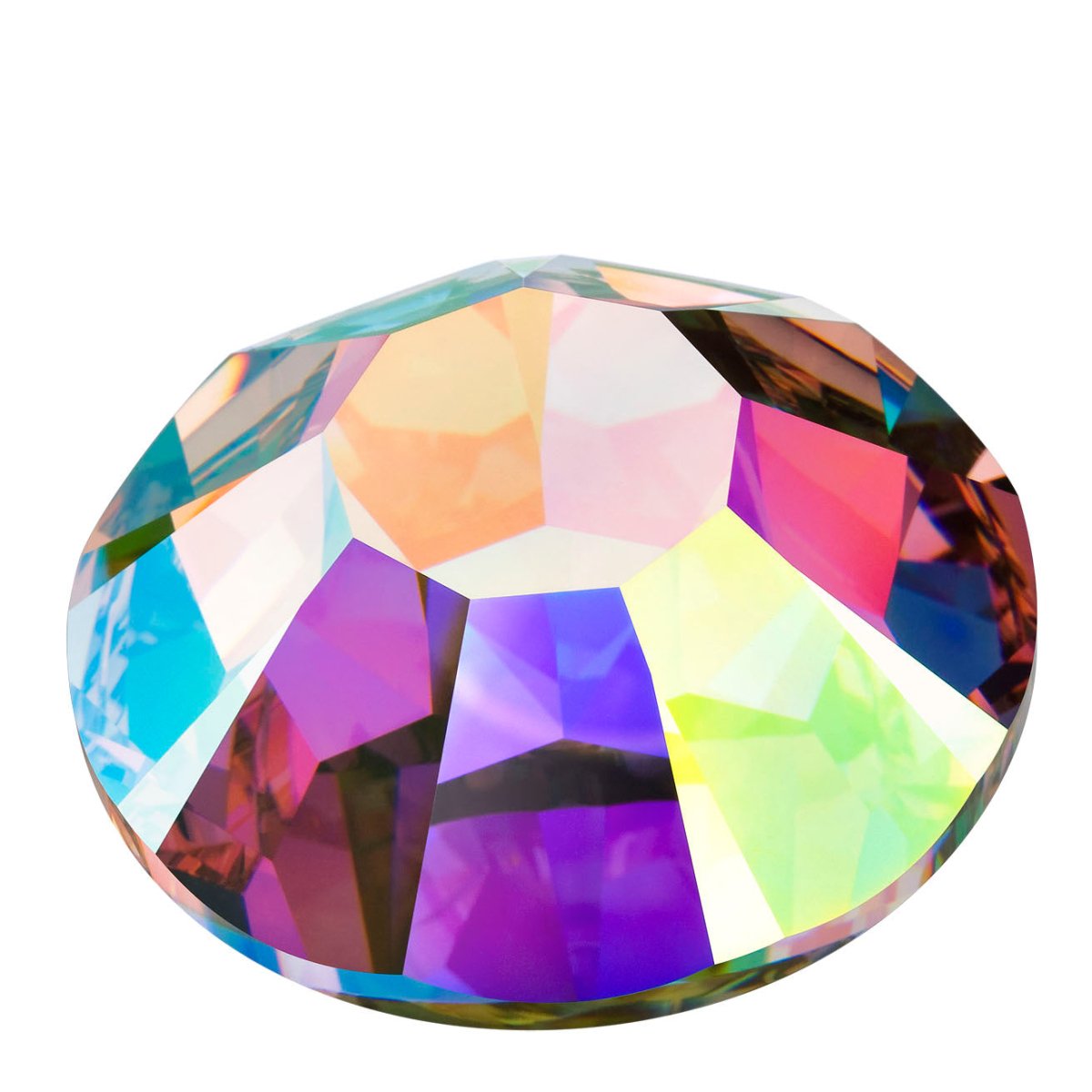 Crystal AB | Preciosa MAXIMA | Round Flatback | Non Hotfix - Hey Beautiful Nail Supplies