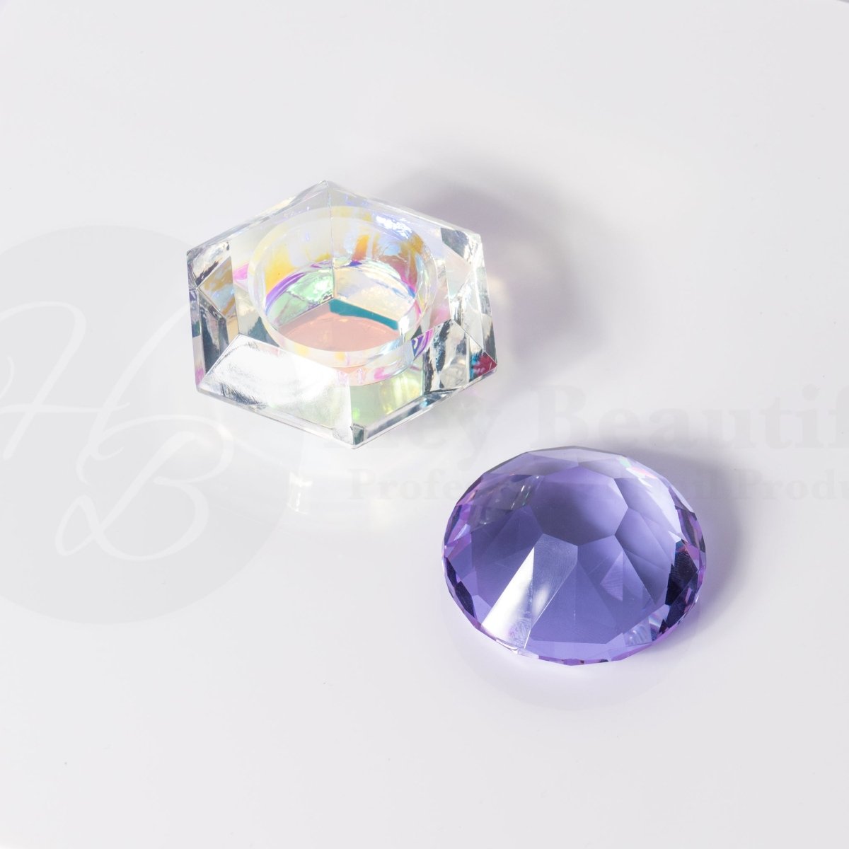 Crystal Dappen Dish | For Nails - Hey Beautiful Nail Supplies