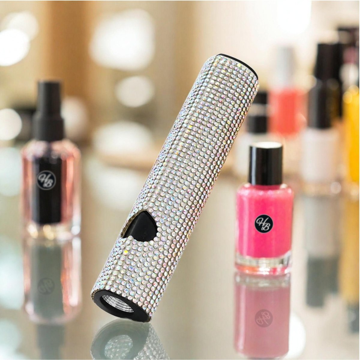 Crystal Heart handheld nail lamp - Hey Beautiful Nail Supplies
