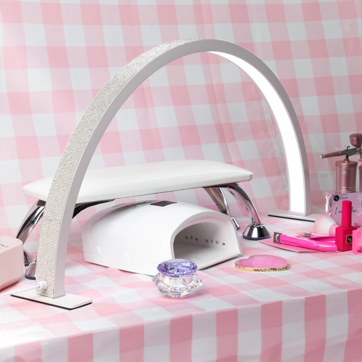 HalfMoon LED Tabel Nail Lamp (Model:2.1) - Hey Beautiful Nail Supplies
