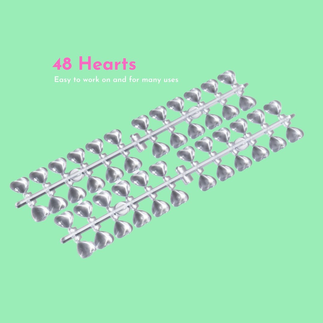Heart Nail Art Display | 48pcs - Hey Beautiful Nail Supplies