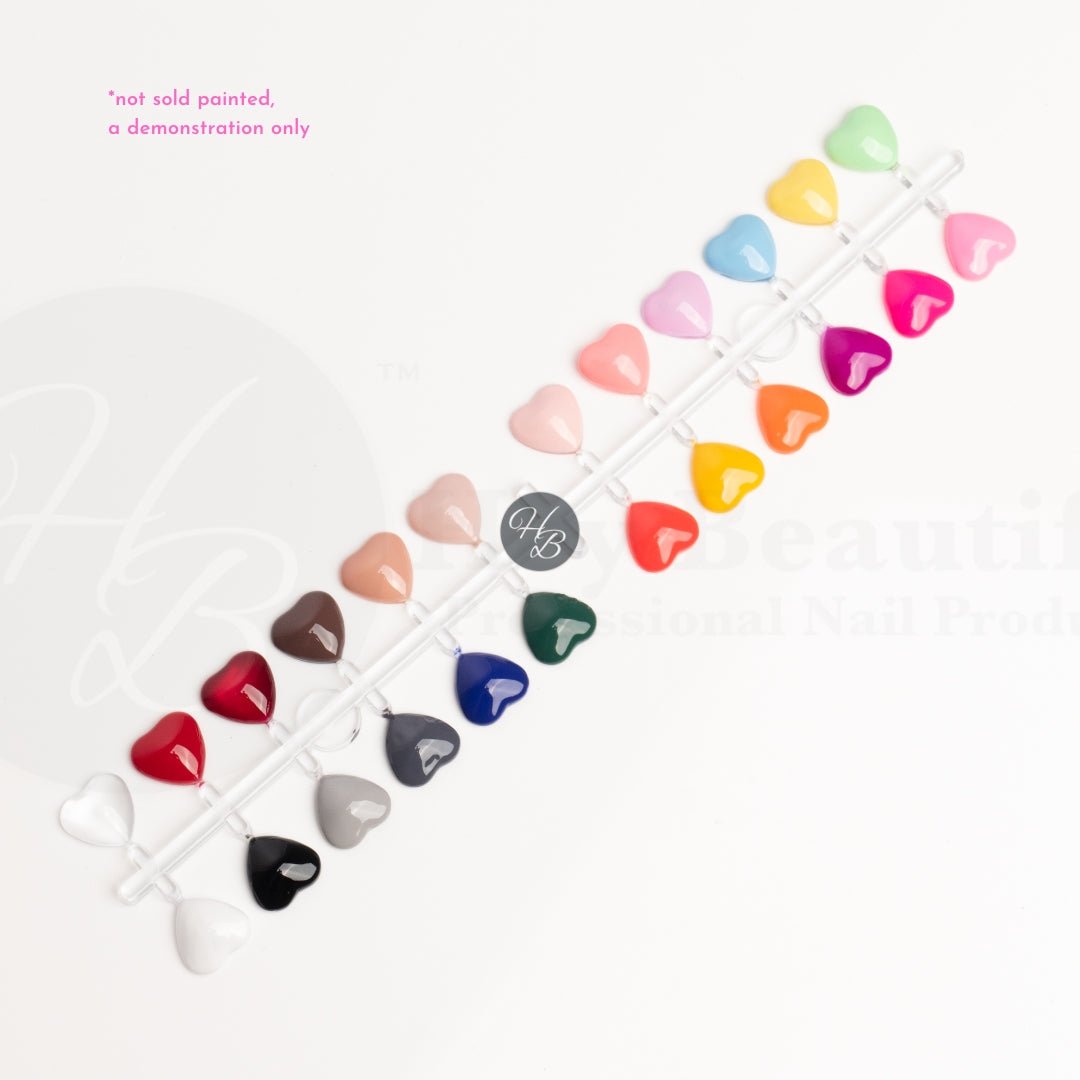 Heart Nail Art Display | 48pcs - Hey Beautiful Nail Supplies