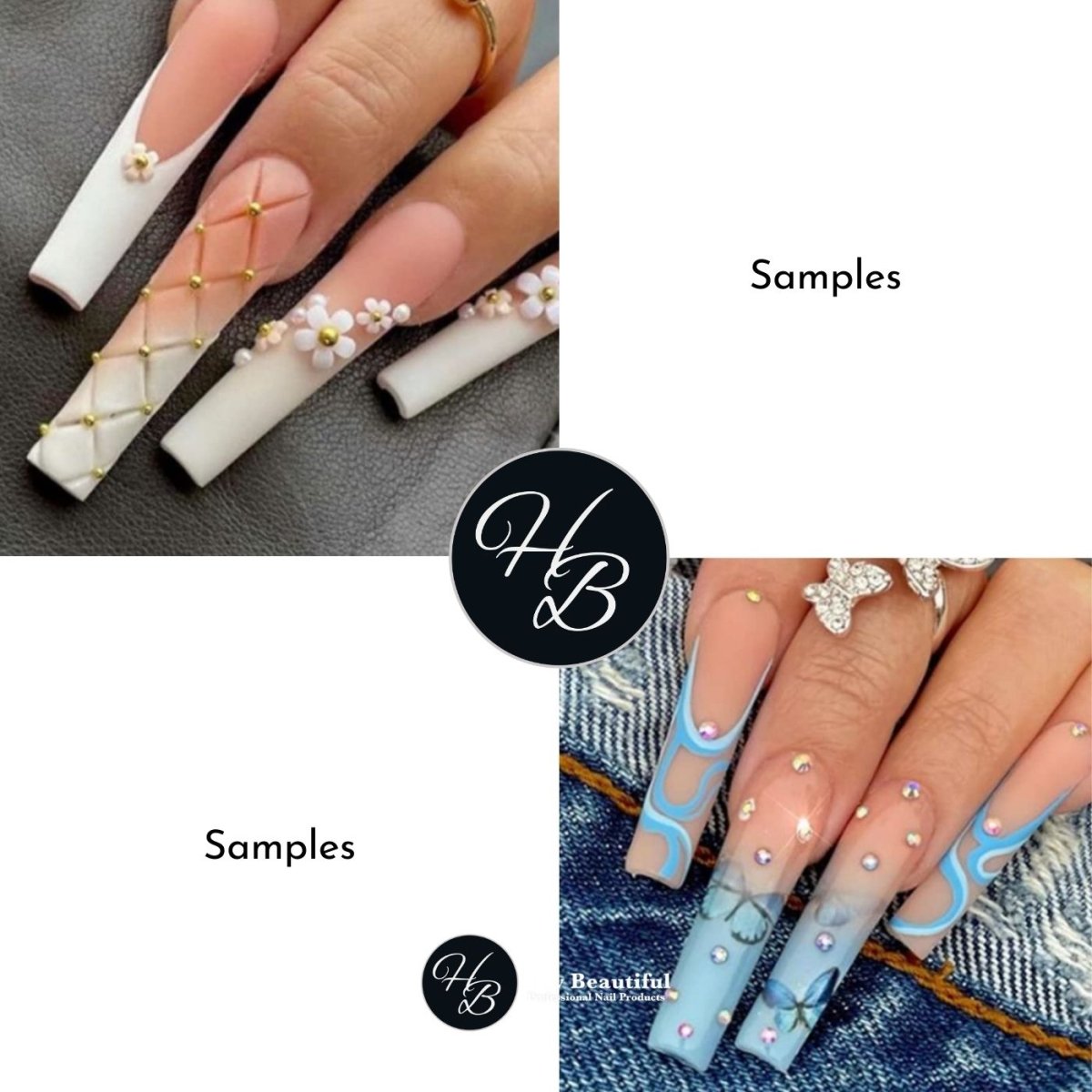 Iconic Nail Tips | No C - curved | XXL - Hey Beautiful Nail Supplies