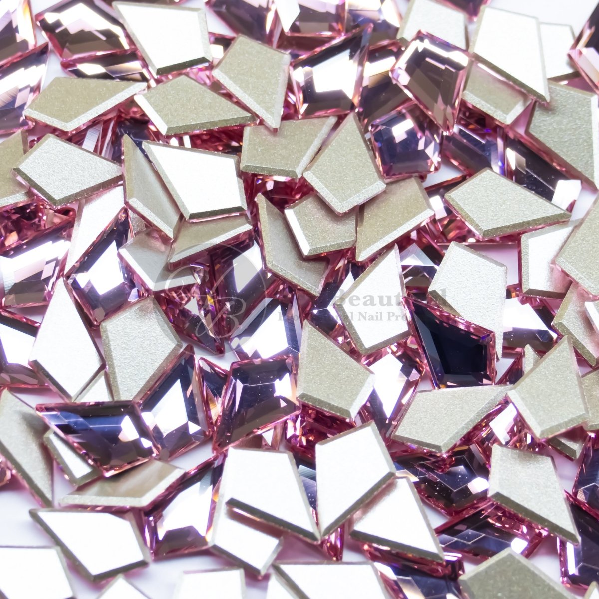 Kite | Light Rose | Serinity Rhinestones Non Hotfix - Hey Beautiful Nail Supplies
