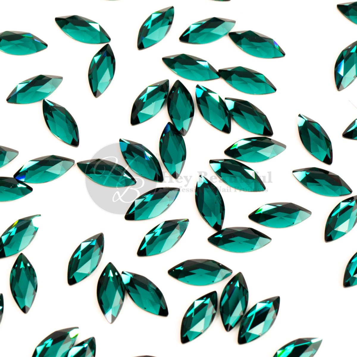 Marquise | Emerald | Serinity Rhinestones Non Hotfix - Hey Beautiful Nail Supplies