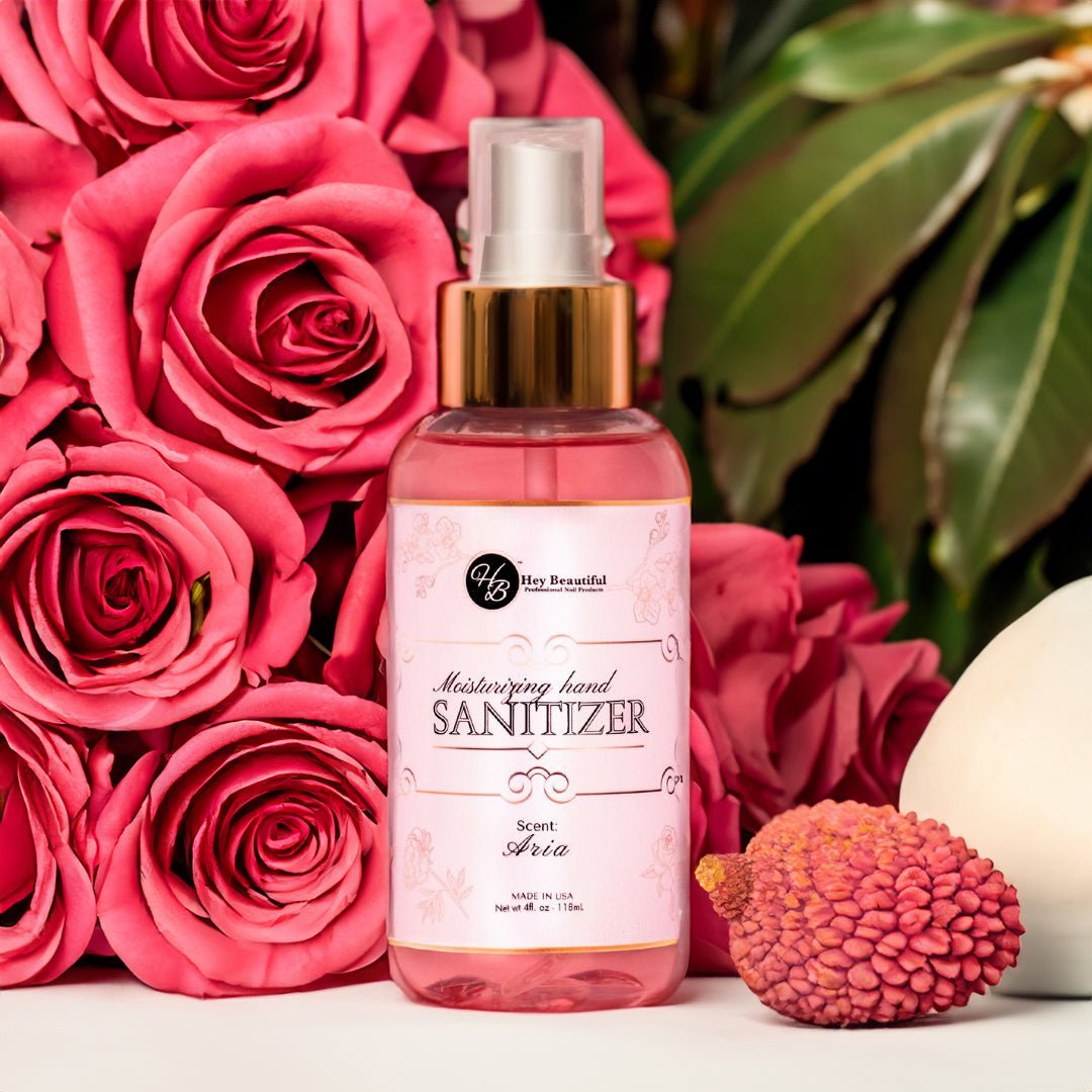 Moisturizing Hand Sanitizer | Aria Scent - Hey Beautiful Nail Supplies