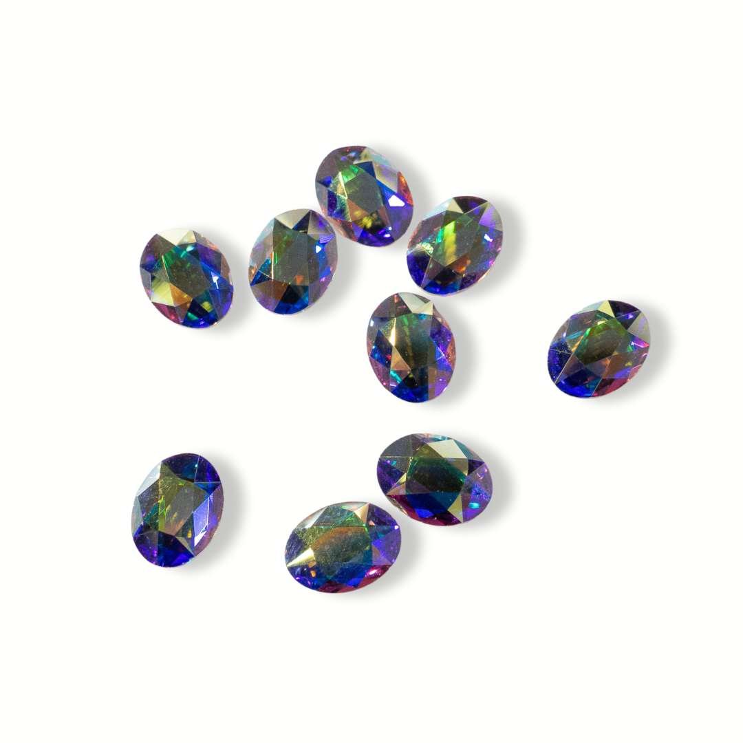 Oval | AB | Serinity Rhinestones Non Hotfix - Hey Beautiful Nail Supplies