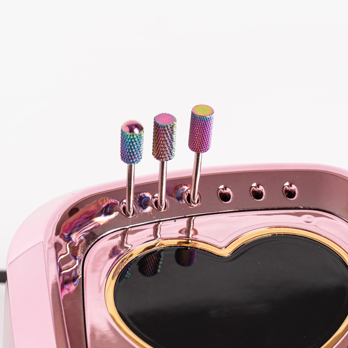 Pink Chrome Stationary Drill | 45k RPM - Hey Beautiful Nail Supplies