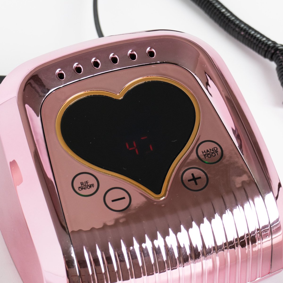 Pink Chrome Stationary Drill | 45k RPM - Hey Beautiful Nail Supplies