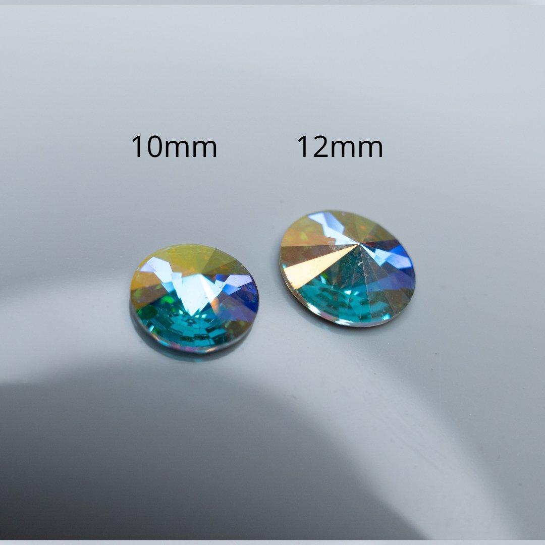 Rivoli Preciosa Flatback Crystal - Hey Beautiful Nail Supplies