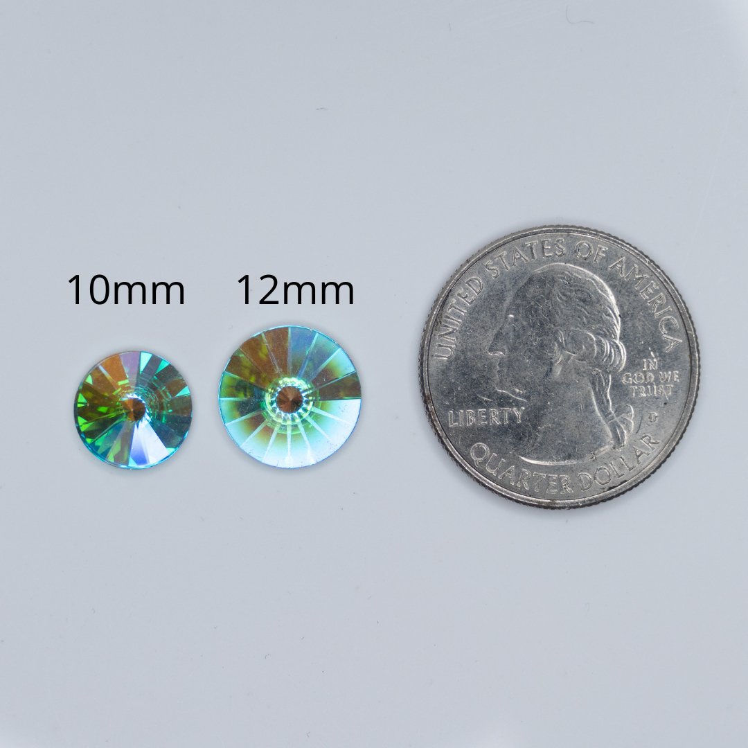 Rivoli Preciosa Flatback Crystal - Hey Beautiful Nail Supplies