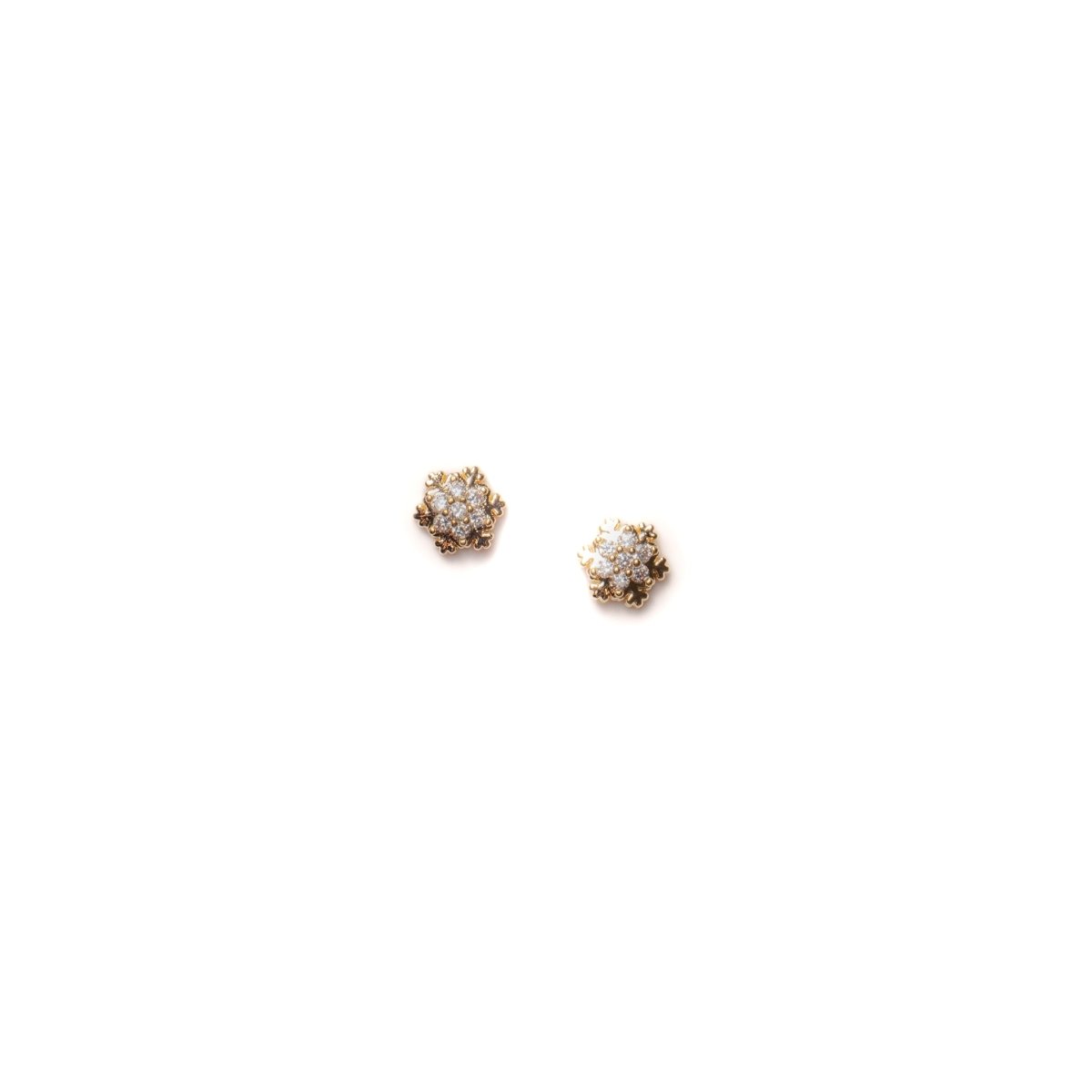 Snowflake w Christals | Charms | #17 - Hey Beautiful Nail Supplies