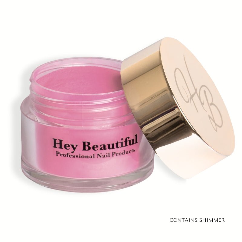 Sparkeling Red Acrylic Powder - Soft Red with Shimmer | Hey Beautiful ...