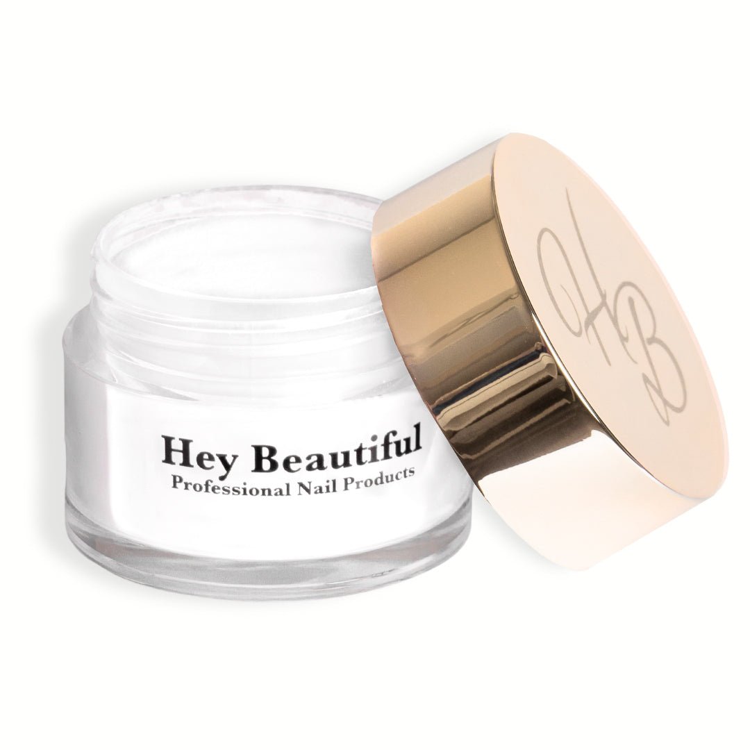 Ultra White | White Acrylic Powder For Nails | Hey Beautiful Pro