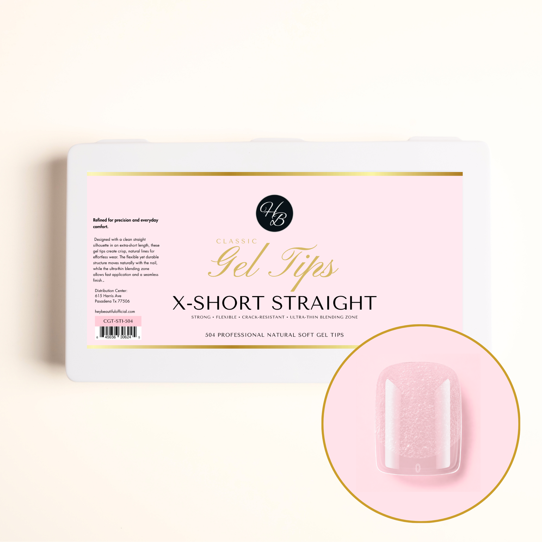 Classic Gel Tips | X - Short Straight Square